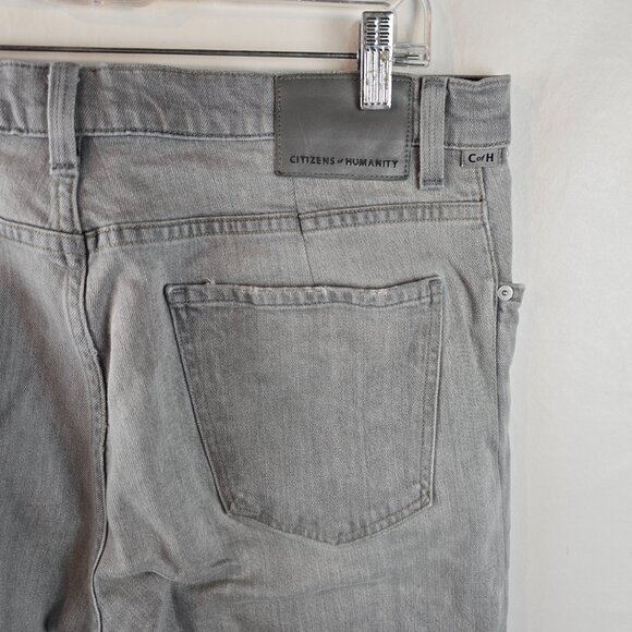 Citizens Of Humanity Bowery Standard Slim Mens 36 Gray Jeans Stretch Denim USA - Picture 8 of 13